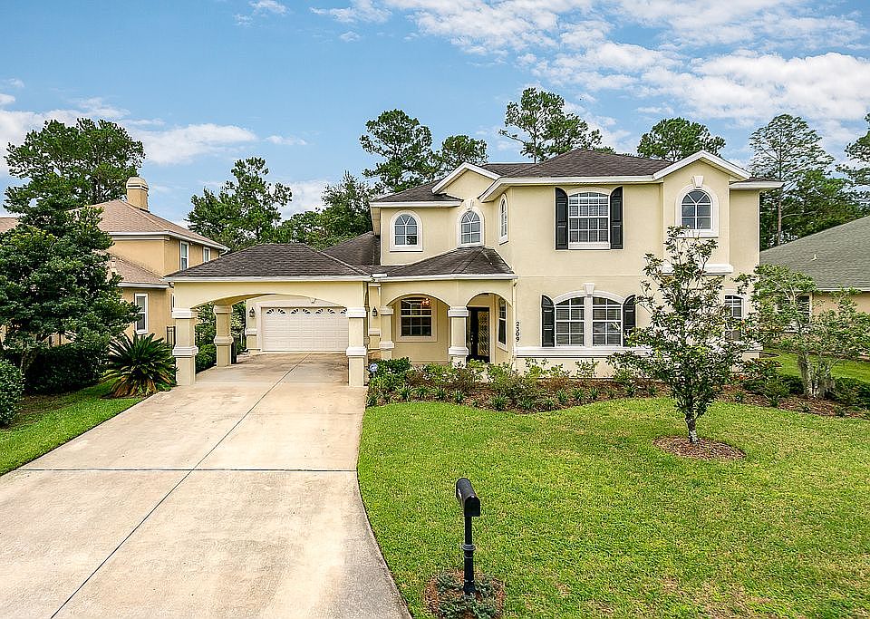 Large house on golf course