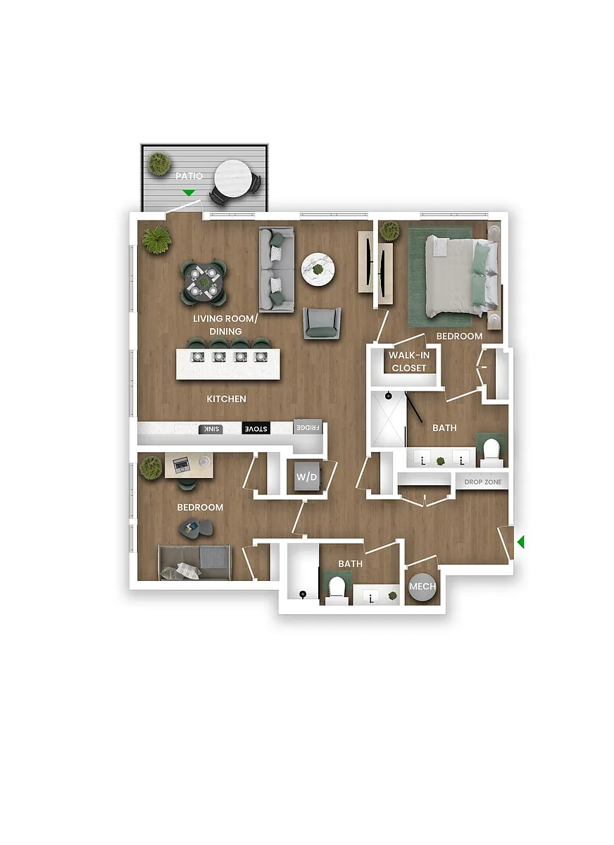 Floor plan B14B