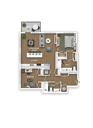 Floor plan B14B