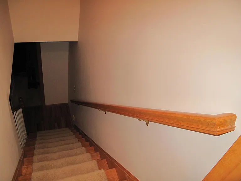 Second floor stairway.