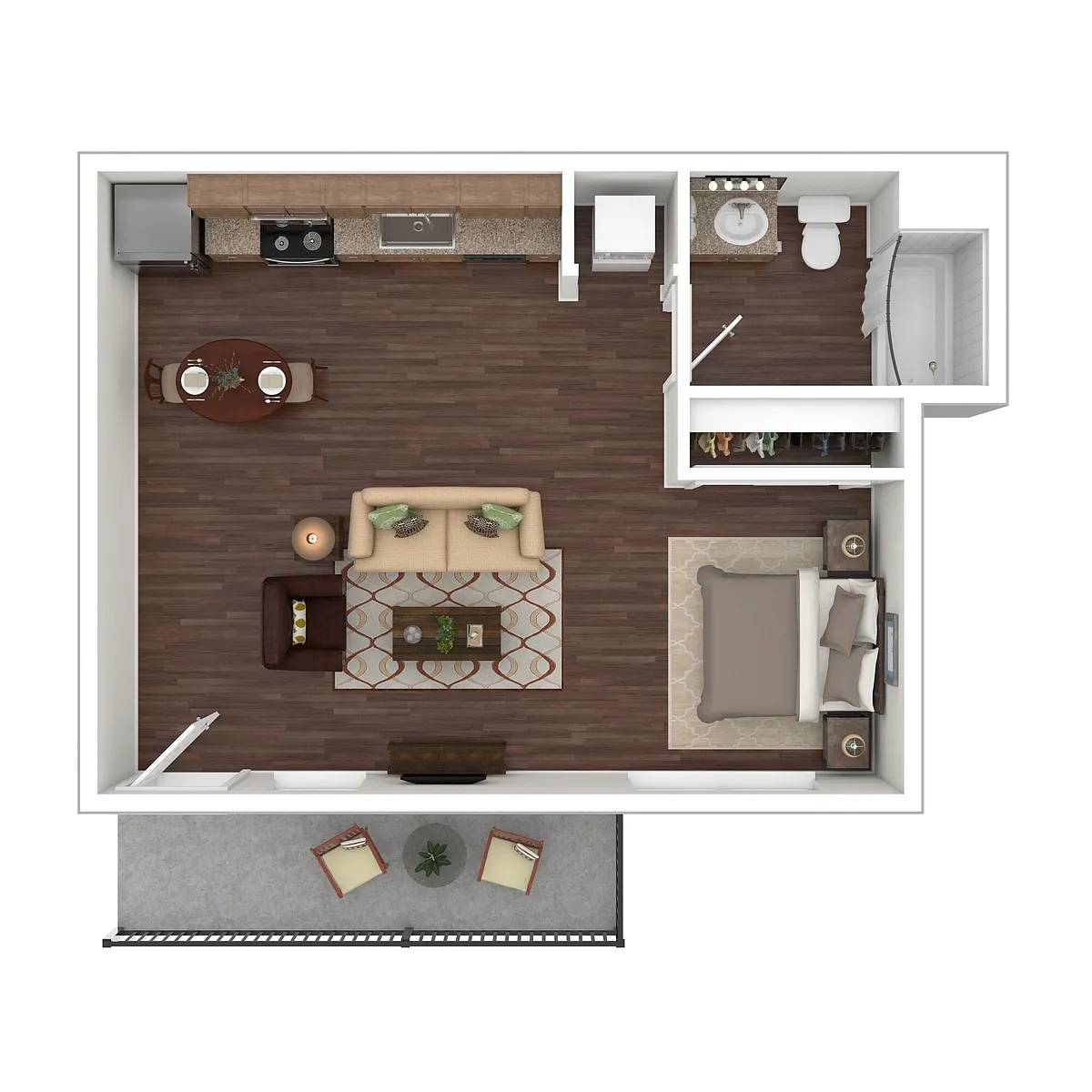 Floor plan Studio