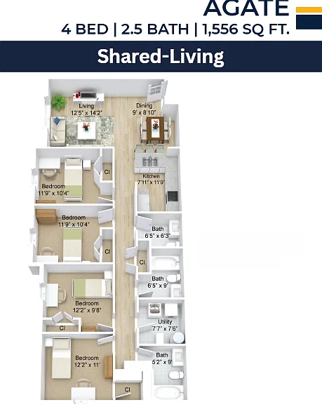 Owens Lake Commons Apartments & Townhomes — Photo 64