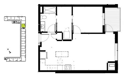Floor plan Portland A7