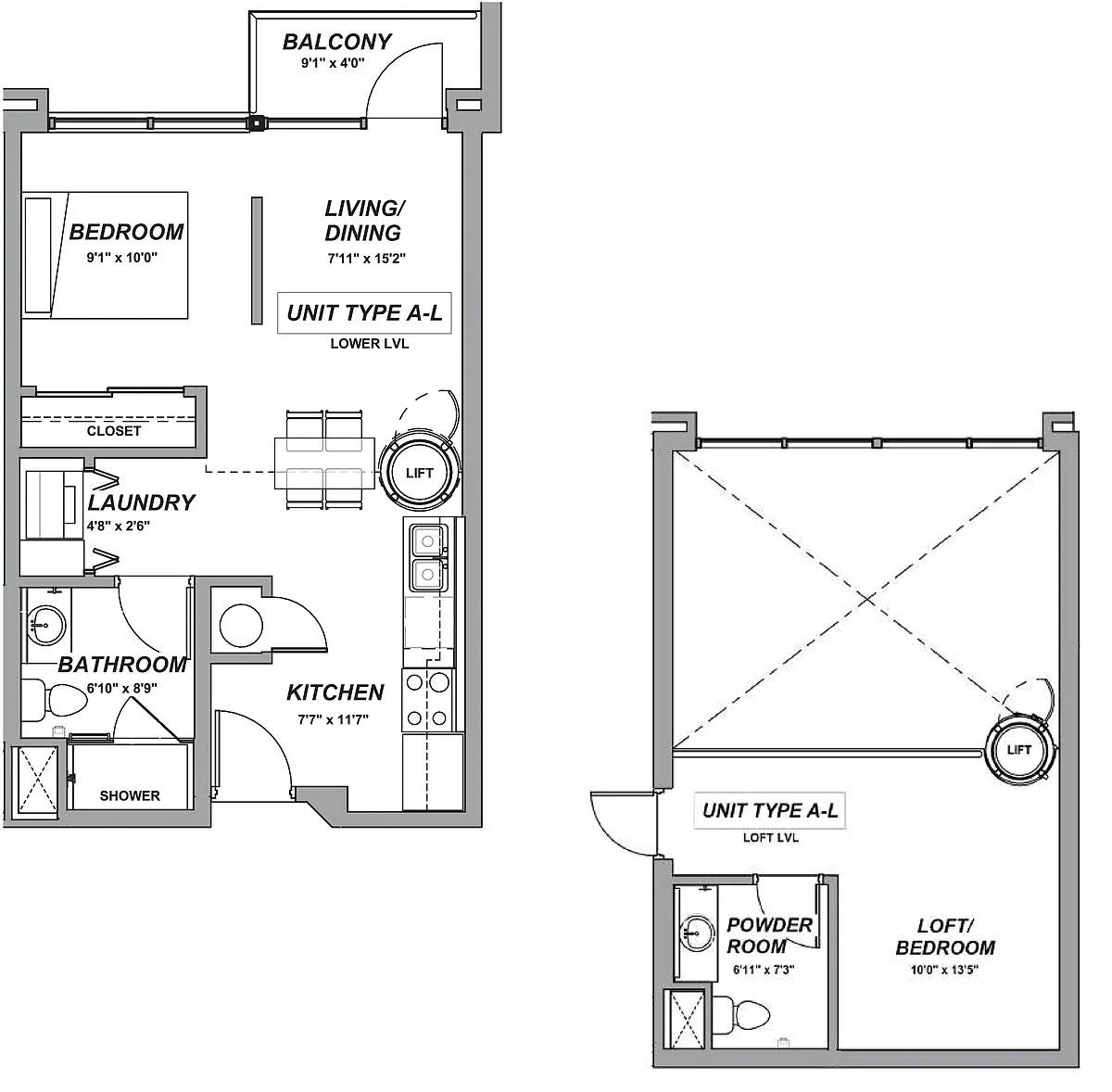 Floor plan A1-L