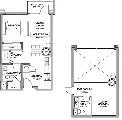 Floor plan A1-L