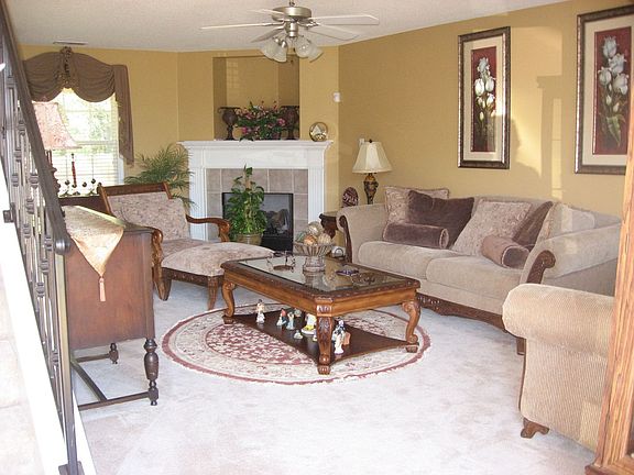 View of Greatroom with fireplace