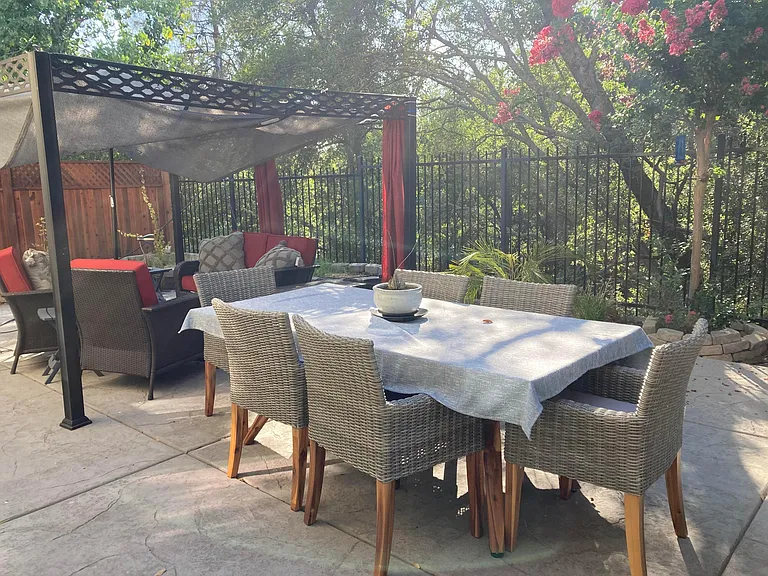 Backyard patio