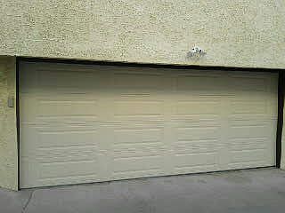 Replaced garage door