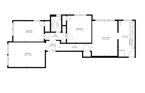 Floor plan Owl 3Bed