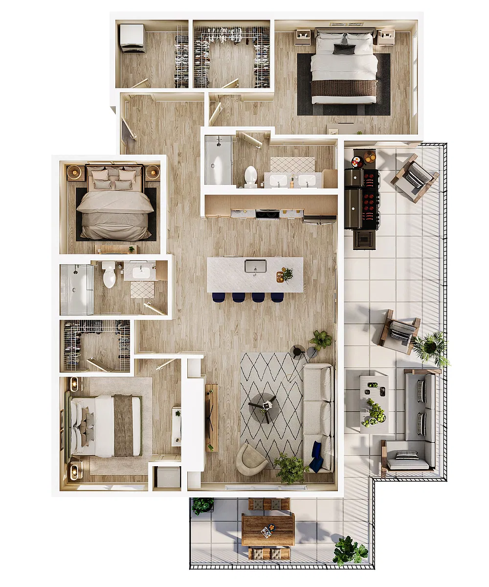 Floor plan Woven