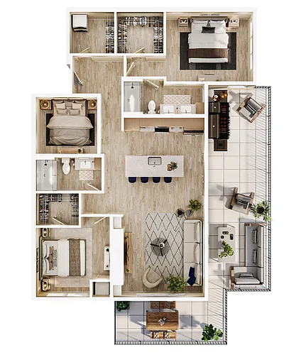 Floor plan Woven