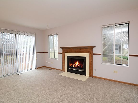 Warm, Inviting Gas Log Fireplace for Cozy Nights