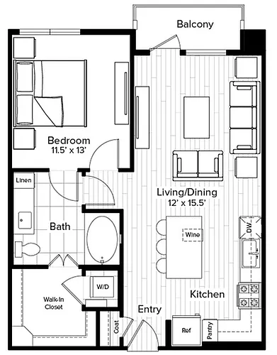 Floor plan A12