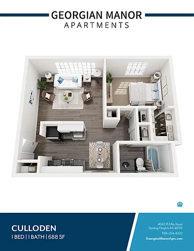 Floor plan The Culloden