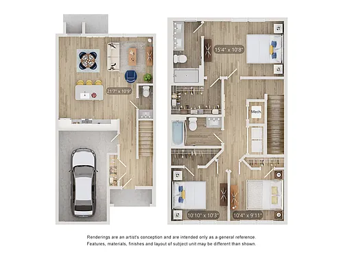 Floor plan Townhome F