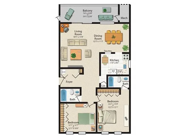 Floor plan ROCKLAND
