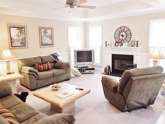 Living room Gas Fire place 