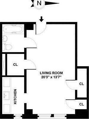 2nd image of 304 W 75th St APT 2E