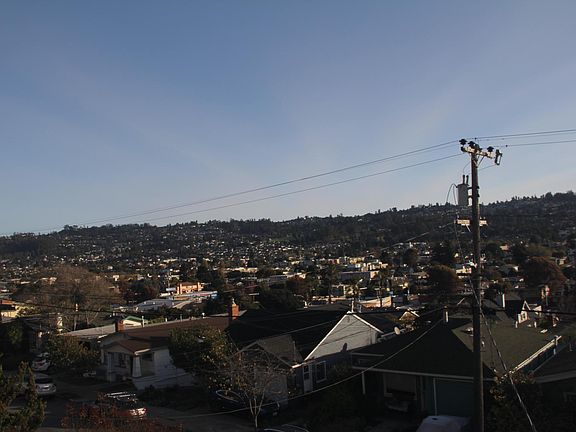View of El Cerrito and Richmond Hills.