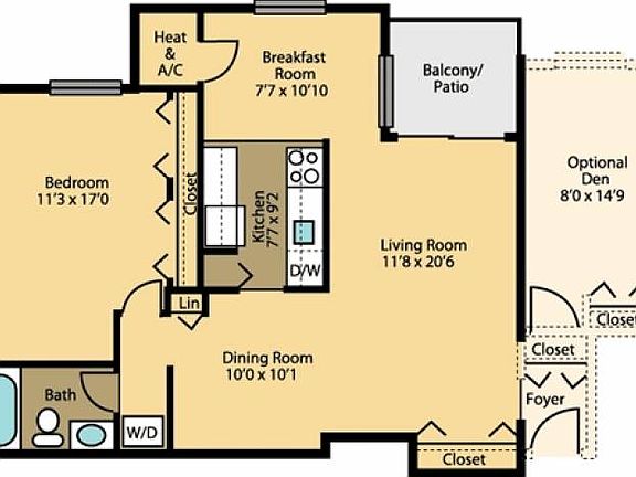 3rd image of 2022 Peach Orchard Dr APT 23