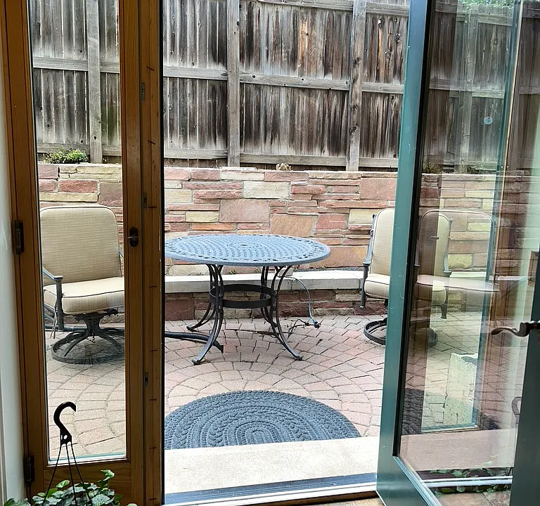 enjoy outdoor living in our private courtyard.