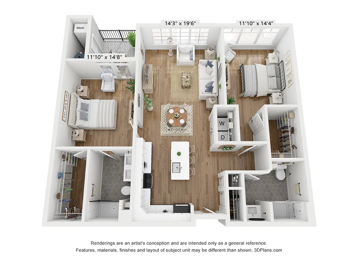 Floor plan 2E HC