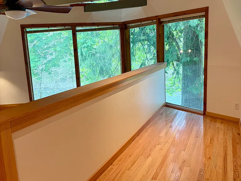 upstairs