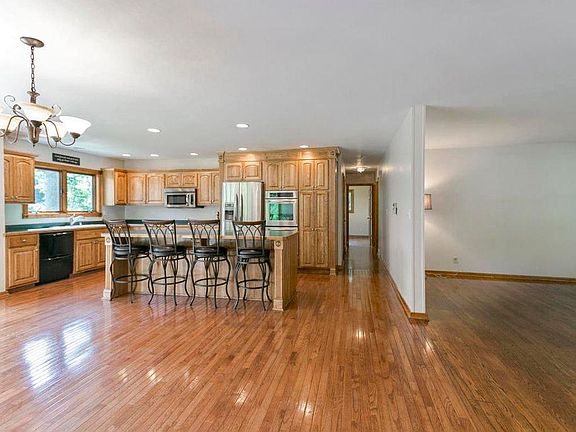 Large Kitchen And Dining Area