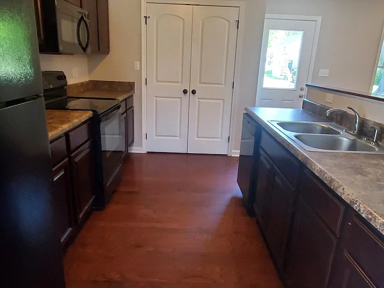 Kitchen and Pantry - View from Living Room