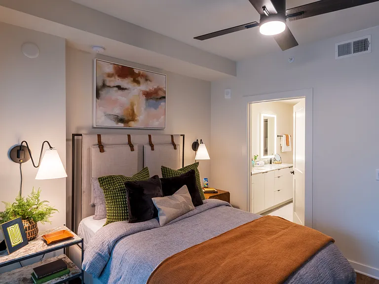 Ceilings Fans in All Primary Bedrooms | B3 Marbled Counter Scheme | 2 Bedroom | 1106 Sq. Ft.