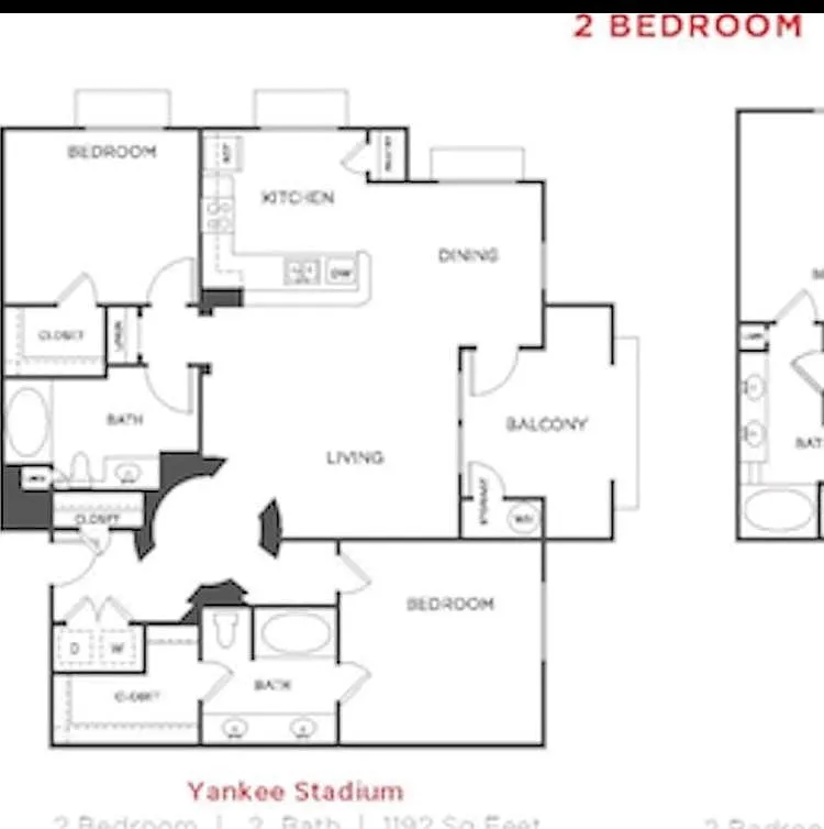 2 bed, 1192 sqft, $2,550 — Photo 2