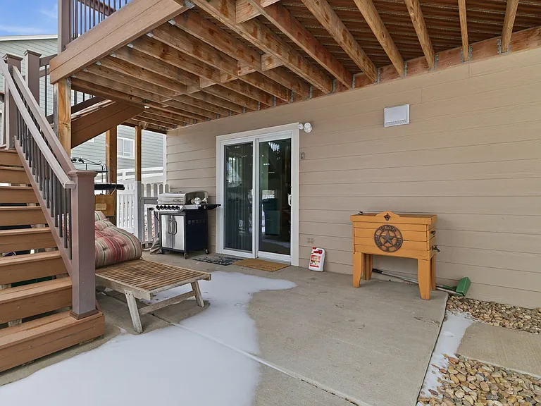 Private patio