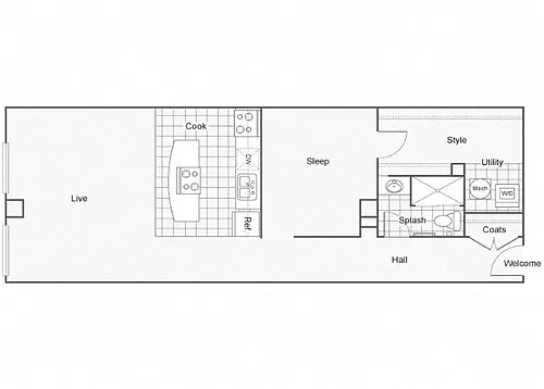 Floor plan Galliano