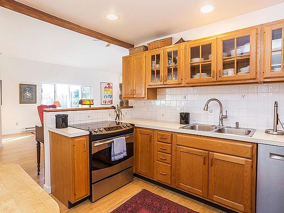 Kitchen opens to the LR