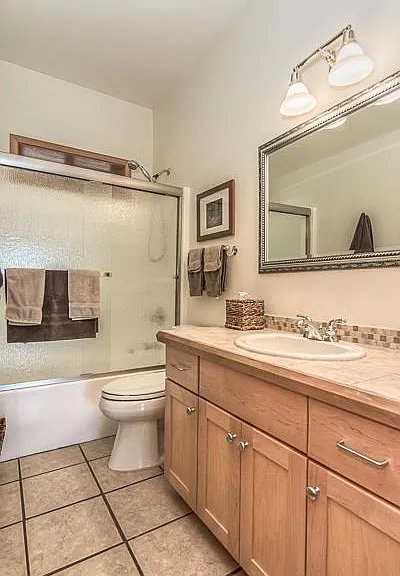 Lower level bathroom