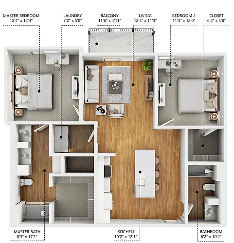 Floor plan B2