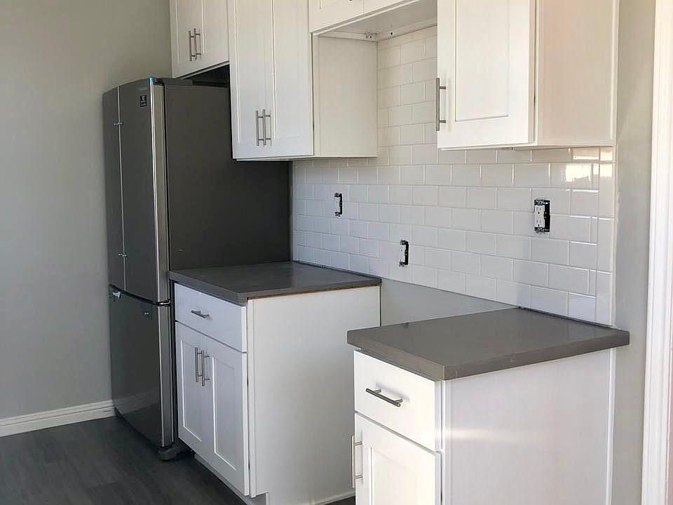 Newly renovated kitchen with stainless steel appliances