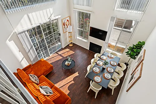 Floor plan 2 Bedroom + 2 Bath + Loft Town House