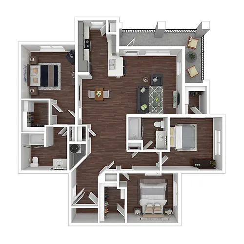 Floor plan Treasure Island