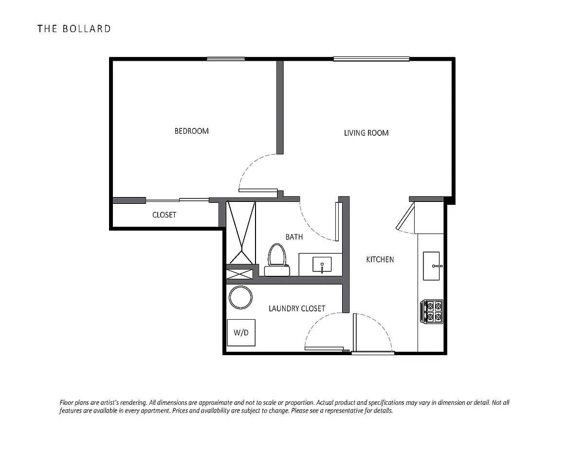 Floor plan The Bollard