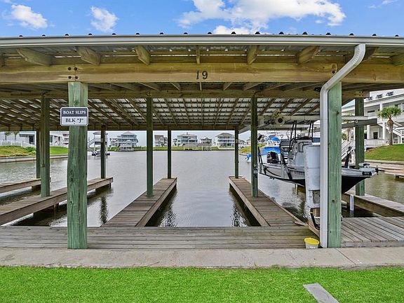 Boat Slip 19 is the private slip that is included with the home.
