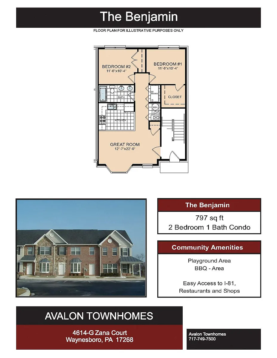 Floor plan The Benjamin