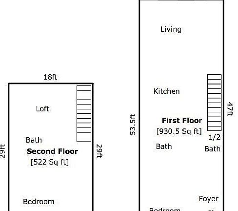 Floor plan - 1429 sq.ft.