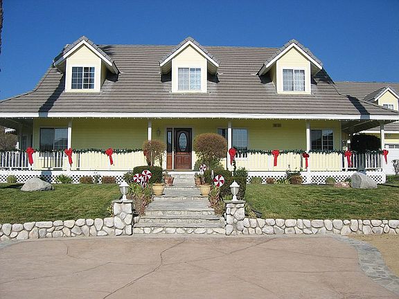 Front of house up close