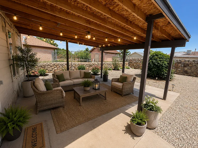 AI generated for backyard potential