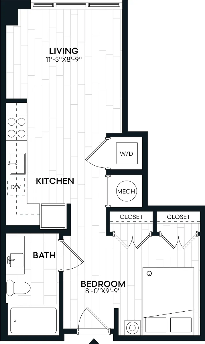 Floor plan Studio-S2