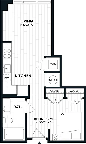 Floor plan Studio-S2