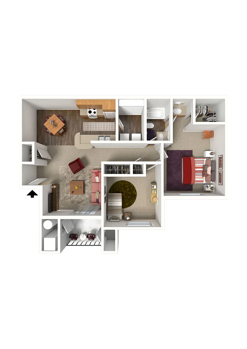 Floor plan Lodgepole I
