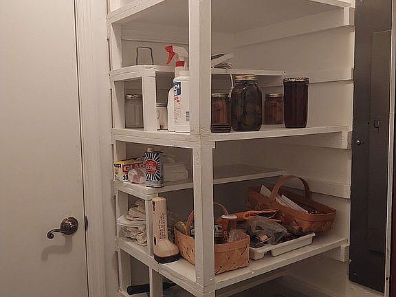 Pantry off kitchen