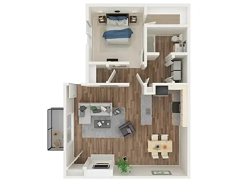 Floor plan 1X1